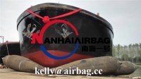 Marine rubber airbags for ship launching