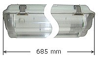 LF218 Fluorescent light fitting 