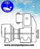 CA Diesel/Gas - Closed coupled self-priming centrifugal pump, with diesel or petrol engine