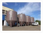 Tanks for Bulk Handling System: