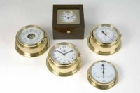 High polished brass clocks,
