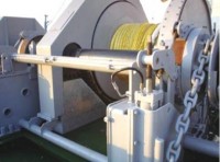 Anchor windlass winches