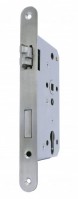 Mortise profile cylinder lock, stainless steel, backset 65 mm, distance 72 mm, with triple latch and change system