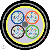    FiberOptic Offshore Application, Backbone cabling, General purpose armored Outdoor, Long Distance OSP, Rugged environ